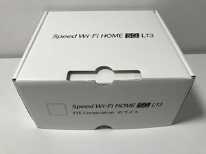 新品 未使用　au UQ Speed Wi-Fi HOME 5G L13 ホームルーター SIMフリー 残債なし UQ WiMAX ZTE ZTR02 1097