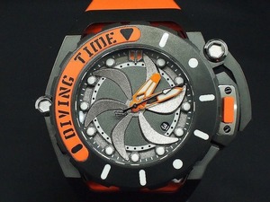 マッツカート MAZZUCATO RIM SCUBA リムスキューバ オートマチック腕時計 自動巻き メンズ オレンジ/グレー SUB04-ORCG9