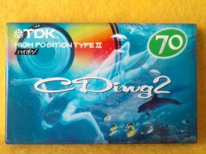 TDK CD2ing2 70分 CD2-70R ハイポジション カセットテープ compact cassette tape high position type2 made in japan 