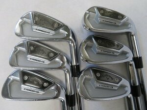 【中古】キャロウェイ　2021　Ｘ－ＦＯＲＧＥＤ　ＣＢ　アイアン　６本（５～P）　Ｓ　NSPRO Modus3 TOUR120　他社グリップ