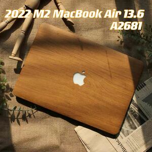 M3 M2 MacBook Air 13.6インチ カバー ケース 木目