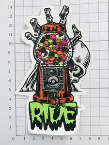 RIDE SNOWBOARDS SLIME WALLステッカー ライド スノーボード スライムウォール ステッカー3