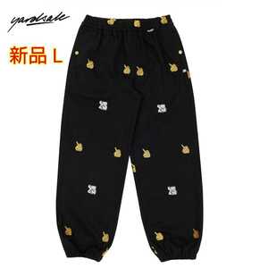 新品★YARDSALE Skuff Pants ロゴ刺繍 ヤードセール スカフパンツ【W34～36】オーバーサイズ ビッグシルエット シュプリーム スケーター 