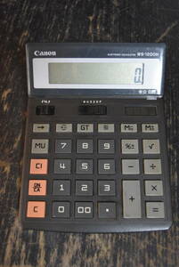 Canon キャノン 電卓 計算機 ソーラー式 WS-1200H　20×15（㎝）大きめ