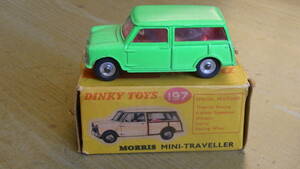 DINKY　１９７　MORRIS MINI TRAVELLER　GREEN　ディンキー　モーリスミニ　トラベラー　レア