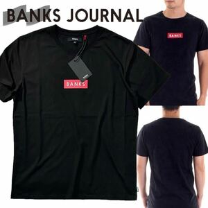 【BANKS JOURNAL】BANKS FORUM TEE SHIRT バンクス ボックスロゴ クルーネックTシャツ 半袖 SS プルオーバー Tシャツ ロンハーマン取扱い