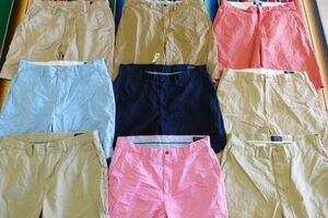 PT-SHPT2 ラルフ Ralph Lauren ノータックショーツ 短パン チノパン￥1～US古着卸大量セット業者まとめ売り