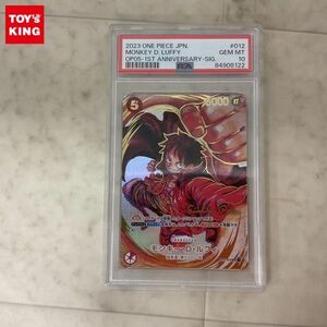 1円〜 ONE PIECE カードゲーム ST01-012 SR モンキー・D・ルフィ パラレル 尾田栄一郎サイン PSA10