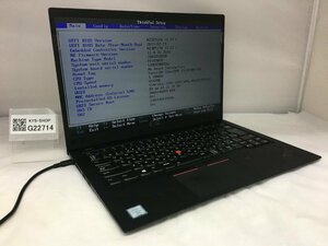 ジャンク/ LENOVO 20KGS5KF00 ThinkPad X1 Carbon 6th Intel Core i5-8350U メモリ8.19GB SSD128.03GB 【G22714】