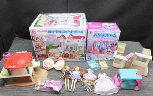 SOア2-94 【大量中古】 リカちゃん セット 人形 小物 家具 ファミリー シルバニア /他・現状品・同梱不可・佐川160