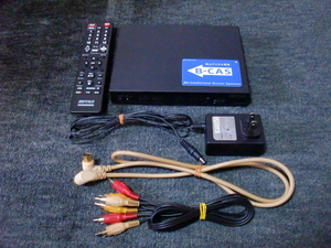 通電動作確認済みBUFFALO コンパクト 地デジチューナー内蔵 HDDレコーダー 500GB DVR-1C2　500G　青B-CASカード　バッファロー HDD