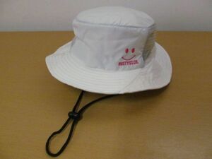 (57271)ラスティ　RUSTY　レディース　サーフハット　ビーチハット　帽子　ホワイト　F　USED