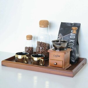 手挽きコーヒーミル コーヒー機 天然木製 粉粗さ調節可 コーヒー豆 珈琲豆 コーヒーミル インテリア