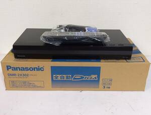 KT01◆パナソニック Panasonic◆23年製 美品 DMR-2X302 BDレコーダー 全自動 DIGA 3TB 6ch全自動ディーガ ブルーレイディスク