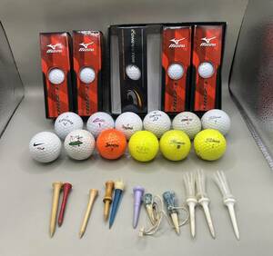 ゴルフ用品セット　ボール　ティー　まとめ売り　ボールは未使用あり　MIZUNO　ミズノ　CONDUCTOR　コンダクター　など　1806L