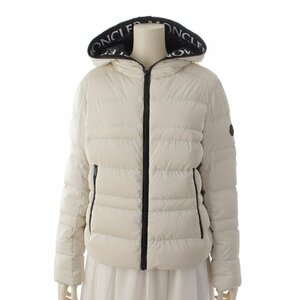 【モンクレール】Moncler　Tharon フード ダウンジャケット アウター 1A000 ホワイト 0 【中古】【正規品保証】189800