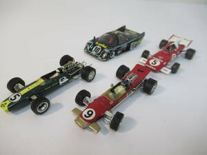 B50●ミニカー ixo / Quartzo 　1/43 レーシングカー4台まとめ　FERRARI F312B2 RONDEAU M378 など　イクソ　カルツォ