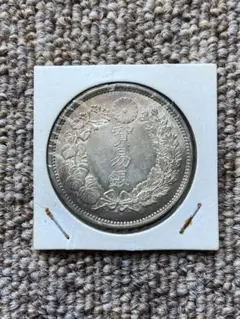 貿易銀　明治9年 左丸銀　一圓銀貨　古銭　コイン