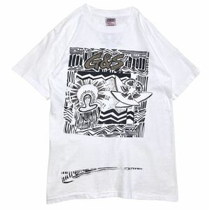 5千スタ【90s USA製 GORDON & SMiTH プリント Tシャツ M】ONEITA スケボー サーフ ビンテージ 古着 G&S Thrasher powell santa cruz stussy