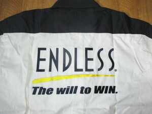 訳有・ENDLESS・エンドレスレーシング・スーパーGT　全刺繍ロゴ チームピットシャツ 未使用　デッドストック サイズ3L　ジャケット