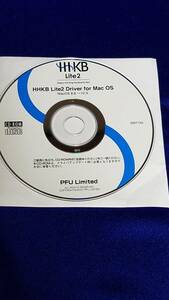 CD013 HHKB Lite2 Driver for MacOS MacOS8.6-10.ｘ　PFU Limited　ドライバソフト　詳細不明　たぶん キーボード関係 盤面キレイ