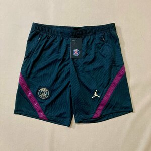 ★未使用タグ付き Jordan ジョーダン サッカーウェア パリサンジェルマン ジョーダン ハーフパンツ ボトムス サイズL ブラック 0.2kg★