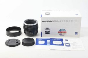 ジャンク品★Carl Zeiss Makro-Planar T* 2/50mm ZE キヤノンEF用★35777