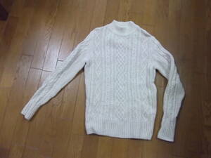 無印良品◆ウールのセーター(M)ベージュ
