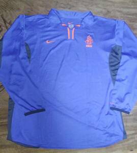 [値下げ交渉] 2000-2001年 オランダ代表 【長袖 選手用】 NIKE 検)HOLLAND NETHERLANDS L/S PLAYER SHIRT UEFA EURO ユーロ ベルカンプ Y2K