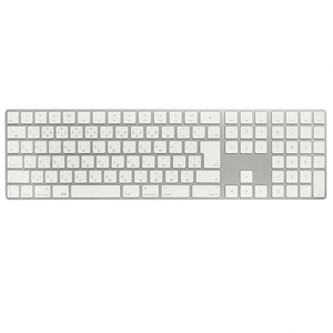 国内発送 純正Apple Magic Keyboard テンキー付き A1843 日本語 JIS Magic Mouse A1657 中古品 3-0327-1