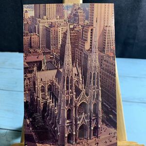 絵葉書 絵はがき 古い絵葉書 古いハガキ ポストカード パトリック大聖堂 ニューヨーク市 50番街の5番街にあります。それはニュ…(2353)