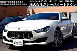 ワンオーナー車 30台特別限定車 マセラティ ギブリ スカテナート ブルーキャリパー ホワイトカラー 正規ディーラー車 出品中の現車確認可能