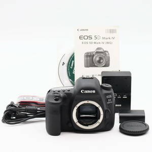 ショット数1311回 新品級 | Canon キヤノン デジタル一眼レフカメラ EOS 5D Mark IV ボディー EOS5DMK4 #3394