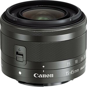 Canon 標準ズームレンズ EF-M15-45mm F3.5-6.3IS STM(グラファイト) ミラー