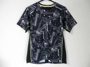 Wacoal ワコール CW-X ドライストレッチ 半袖Tシャツ Lサイズ DLO162 黒 スポーツウェア 吸汗速乾 抗菌防臭