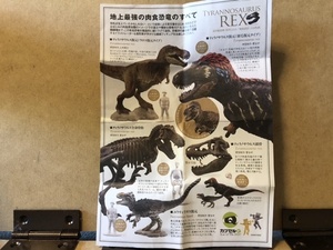 海洋堂カプセルＱミュージアム　恐竜発掘記ティラノサウルス【ミニブック】