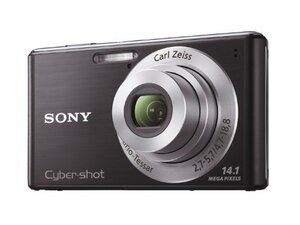 ソニー SONY デジタルカメラ Cybershot W530 1410万画素CCD 光学ｘ4 ブラッ(中古品)