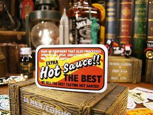 アメリカン　アドバタイジング　ステッカー　Sサイズ　（No.20/Hot Sauce）　アメリカン雑貨　アメリカ雑貨　