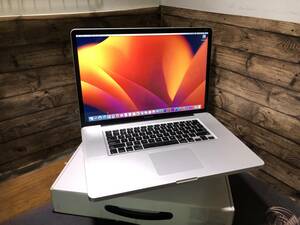 ★美品？！最終モデル 希少 MacBook Pro 17inch A1297 Intel Core i7 2.20GHz～3.30GHz / Memory16GB / 大容量1TB / 購入時の付属品完備★