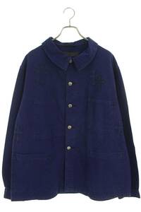 クロムハーツ Chrome Hearts French work jacket サイズ:L クロスパッチフレンチワークジャケット 中古 SJ02