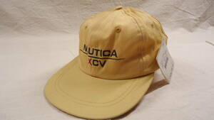 NAUTICA 旧モデル ストラップバック キャップ 黄 半額以下 60%off ノーティカ 帽子 刺繍 レターパックライト おてがる配送ゆうパック 匿名