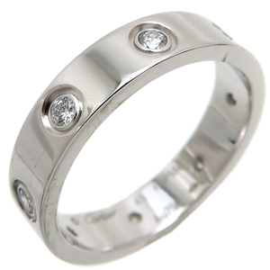 ［飯能本店］CARTIER カルティエ #49 ラブ ウェディング ダイヤモンド リング・指輪 750ホワイトゴールド 9号 レディース DH79906