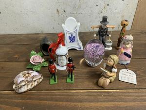R207 小物12点セット いろいろまとめて 日本人形 民芸品 お土産 こけし 郷土玩具 昭和レトロ 置物 イギリス 西ドイツ