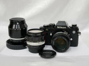 #3318 NIKON F3 50mm F1.4 35mm F2 105mm F2.5 ニコン 一眼レフフィルムカメラ レンズ付き nikkor