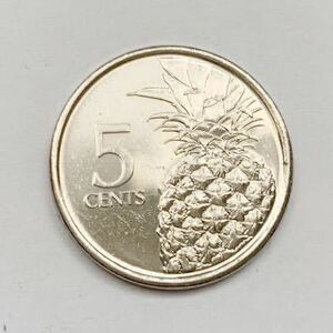 海外コイン　バハマ　5セント　2016年