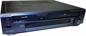 vhs 8mm 一体型 ビデオデッキ 8mm ダビング SONY WV-H3 VHSハイファイ 再生専用 【中古】