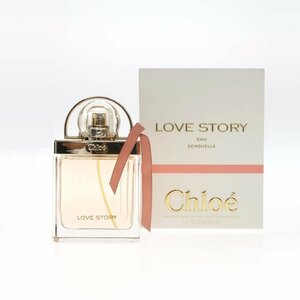 【中古】クロエ Chloe LOVE STORY オードトワレ 香水 フレグランス ゴールド【サイズ50ml】