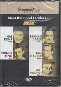 DVD◆新品・送料無料◆Meet the Band Leaders-13/ハル・ケンプ1939/ジョニー・ロング1942/フランキー・カール1947/ジャン・ガーバー ev1042