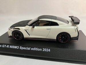 京商 1/43 ニッサン GT-R ニスモ 2024 ホワイト NISSAN GT-R NISMO 新品 