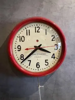 1940年代 ゼネラルエレクトリック  Telechron Wネーム 壁掛け時計